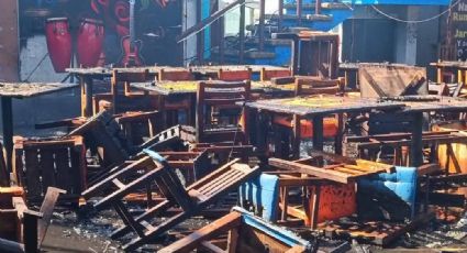 Incendian restaurante de Veracruz con bomba molotov