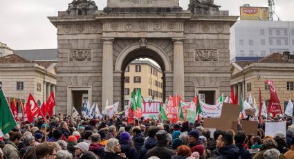 Miles de personas se manifiestan en Milán contra la presencia de agentes del ICE en los Juegos Olímpicos de Invierno