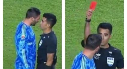 Inédito: André-Pierre Gignac sufre su primera expulsión en 11 años en el futbol mexicano y encara al árbitro Adonai Escobedo