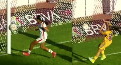 Insólito autogol: jugadora del Necaxa estrella tiro en el poste ante portería vacía y el balón golpea en la cara de una rival para terminar en la red