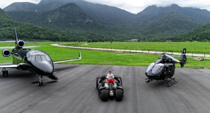 Neymar tiene espléndido Día de Reyes y agrega una réplica del Batimóvil a su impresionante colección “Los sueños se hacen realidad”