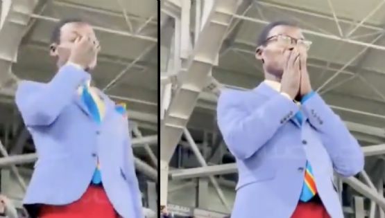 Argelia elimina a la RD del Congo y el aficionado que se hizo viral por posar como estatua todo el partido se despide de la Copa Africana entre lágrimas