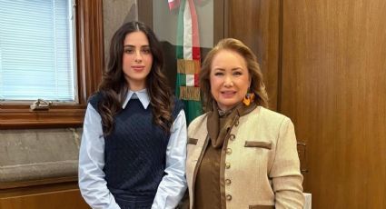 De gira por oficinas de la 4T: Miss Universo, Fátima Bosch, se reúne con la ministra Yasmín Esquivel, acusada de comprar su título
