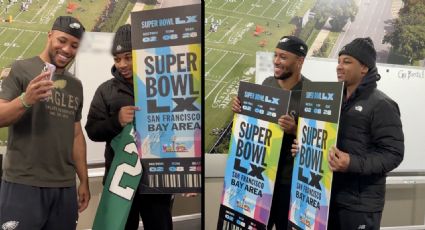 Saquon Barkley, estrella de Eagles, regala boletos para el Super Bowl a mariscal de campo colegial que volvió a jugar tras recibir un balazo en la columna vertebral