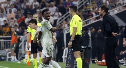‘Cholo’ Simeone y Vinícius discuten en el derbi de Madrid y el técnico se burla: “Te va a echar Florentino, acuérdate lo que te digo”