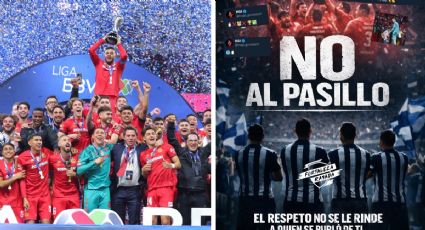 Aficionados de Rayados piden que su equipo no le haga el pasillo al bicampeón Toluca: “El respeto no se le rinde a quien se burló de ti”