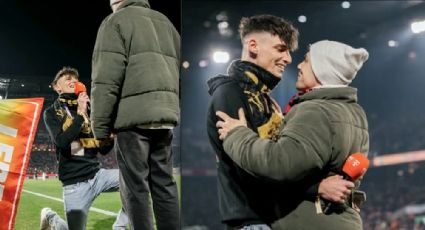 Árbitro de futbol le pide matrimonio a su novio en el estadio antes de un partido de Bundesliga: le dieron el “sí”