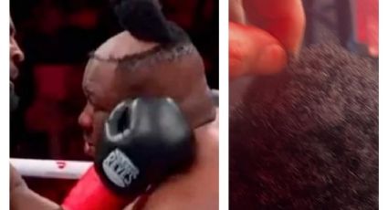 Boxeador al que se le cayó su peluquín en plena pelea por un golpe lo lanzó al público; el presidente del CMB dice que "lo encontró"