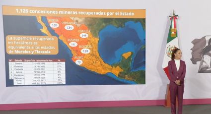 Gobierno de Sheinbaum afirma que ha cancelado mil 126 concesiones mineras desde 2024