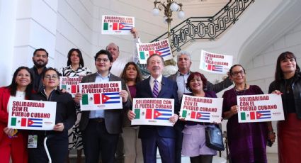 Diputados de Morena en CDMX proponen donar un mes de sueldo en suministros básicos para Cuba