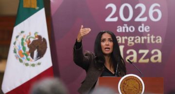 Sheinbaum y Salma Hayek anuncian la Ley Federal de Cinematografía desde Palacio Nacional