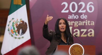 Sheinbaum y Salma Hayek anuncian la Ley Federal de Cinematografía desde Palacio Nacional