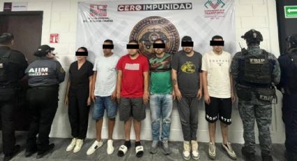 Caen cuatro sujetos colombianos por robo a casa habitación en Chiapas