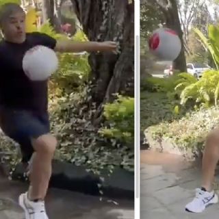 Exfutbolista Daniel Guzmán desata burlas por video en el que domina el balón con dificultad y recomienda una escuela de futbol