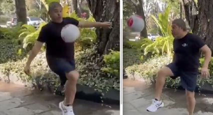 Exfutbolista Daniel Guzmán desata burlas por video en el que domina el balón con dificultad y recomienda una escuela de futbol