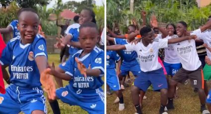 Niños africanos publican un video imitando el baile de Vinícius Jr que provocó que recibiera un supuesto insulto racista: “Te queremos”