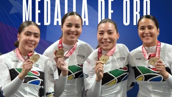 ¡Oro para México! El equipo femenil gana el título de velocidad en el Campeonato Panamericano de Ciclismo de Pista en Chile