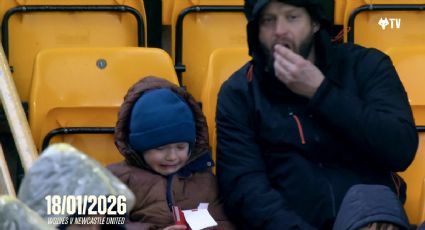 Niño aficionado de los Wolves llora en el estadio porque su papá se come sus nuggets; el club lo recompensa