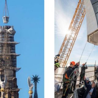 Basílica de la Sagrada Familia se convierte en la iglesia más alta del mundo: alcanza 172.5 metros