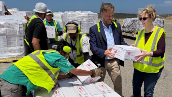 EU entrega a Venezuela 65 toneladas de insumos médicos en un segundo envío tras el cambio de gobierno