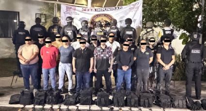 Detienen a 15 sujetos tras despliegue simultáneo en varias zonas de Tapachula; entre ellos hay un menor de edad