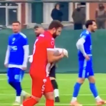 Portero realiza despeje y el balón impacta a una gaviota: otro jugador la reanima y le salva la vida