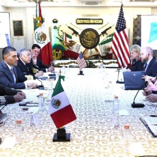 Gabinete de Seguridad se reúne con embajador de EU en Palacio Nacional