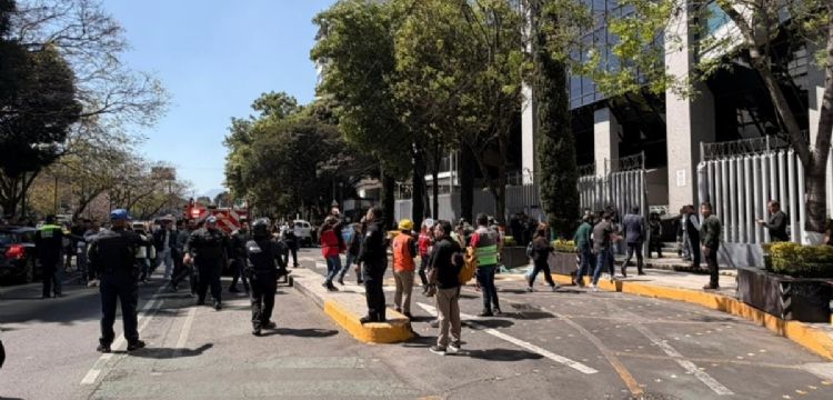Reportan amenaza de bomba en edificio del Poder Judicial de la Federación en Insurgentes Sur