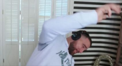 Travis Kelce, ala cerrada de los Chiefs, quiebra una silla de 10 mil dólares con su peso en la casa de Taylor Swift y exclama entre risas: “¡Ella me va a matar!”