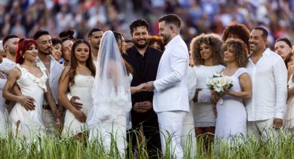 ¡Boda real! La pareja que apareció en el show de Bad Bunny al medio tiempo del Super Bowl se casó de verdad