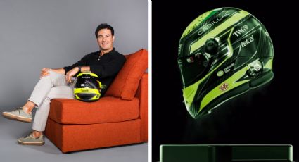 ¡Diseño espectacular! Checo Pérez presenta el casco que utilizará en Cadillac para la nueva temporada