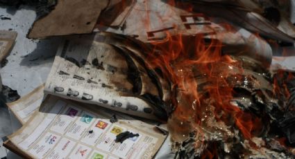 Van a proceso dos personas en Chiapas por la quema de boletas en los comicios locales de 2021
