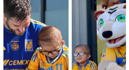 Fallece pequeño aficionado de Tigres que cumplió el sueño de conocer a los jugadores; el equipo le dedicó una despedida