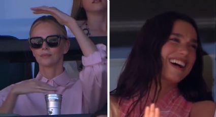 Charlize Theron baila una canción de Dua Lipa en Indian Wells; presencian la derrota de Carlos Alcaraz ante Daniil Medvedev