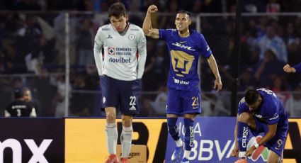 ¡Partidazo! Pumas le pone sangre azul y oro y rescata el empate ante Cruz Azul con un futbolista menos