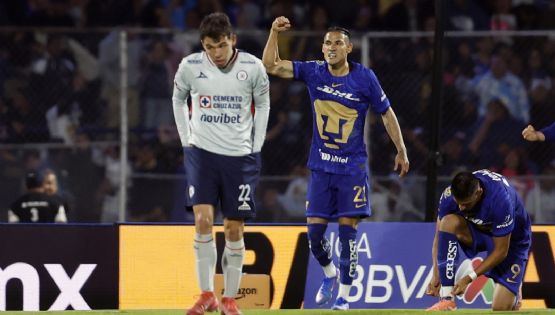 ¡Partidazo! Pumas le pone sangre azul y oro y rescata el empate ante Cruz Azul con un futbolista menos