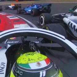 Checo Pérez se disculpa tras haber chocado con su coequipero Valtteri Bottas en el GP de China: “Esa fue toda mi culpa”