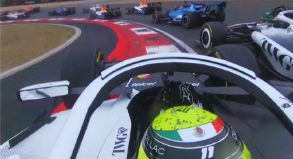 Checo Pérez se disculpa tras haber chocado con su coequipero Valtteri Bottas en el GP de China: “Esa fue toda mi culpa”