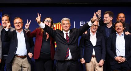 ¡A lo mexicano! Joan Laporta festeja con mariachis su reelección como presidente del Barcelona