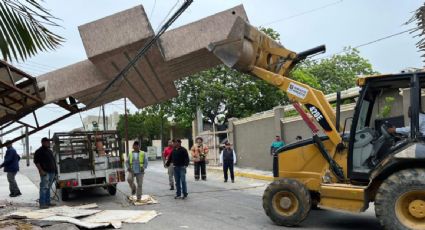 Reportan daños por vientos de más de 100 kilómetros por hora en distintos municipios de Tamaulipas