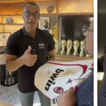 Cafú y Figo apoyan campaña para ayudar a niños con cáncer