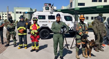 Despliegan ejercicios militares antiterroristas en Santa Lucía de cara al Mundial 2026