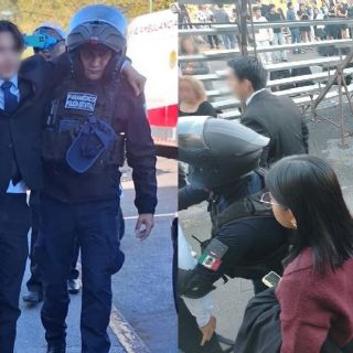 Al igual que en la Ibero, se desploma estructura durante fotografía en la Universidad Veracruzana