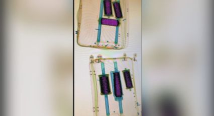 Aseguran 10 envases con mercurio en el AICM que eran transportados por un extranjero