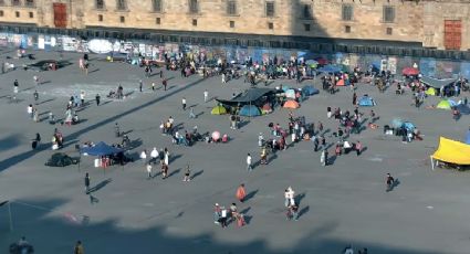 CNTE levanta plantón del Zócalo tras paro de 72 horas y advierte que volverá para el Mundial 2026