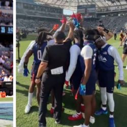 La selección de flag football de Estados Unidos se impone a dos equipos conformados por jugadores de la NFL