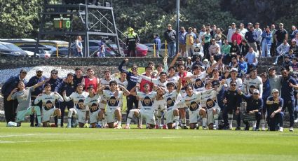 ¡De las que duelen! Pumas Sub-21 se burla de la victoria sobre el América con un épico festejo grupal al estilo de Cuauhtémoc Blanco