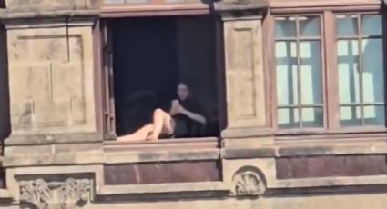 Salen a la luz más videos de mujer tomando el sol en Palacio Nacional y evidencian que Jenaro Villamil mintió para atribuirlas a la IA