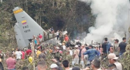 Confirman que viajaban 125 soldados en el avión militar accidentado en Colombia; rescatan a 48 heridos