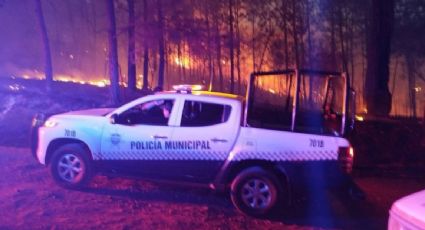 Mueren dos bomberos durante un incendio forestal en Michoacán